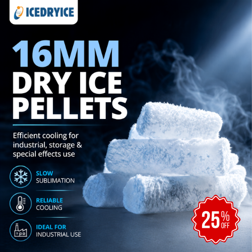 16mm Dry Ice Pellets in Dubai 16mm Dry Ice Pellets - Image 1