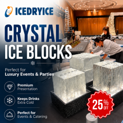 Clear Ice Block in Dubai