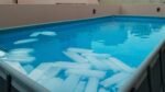 Ice Blocks inside Pools