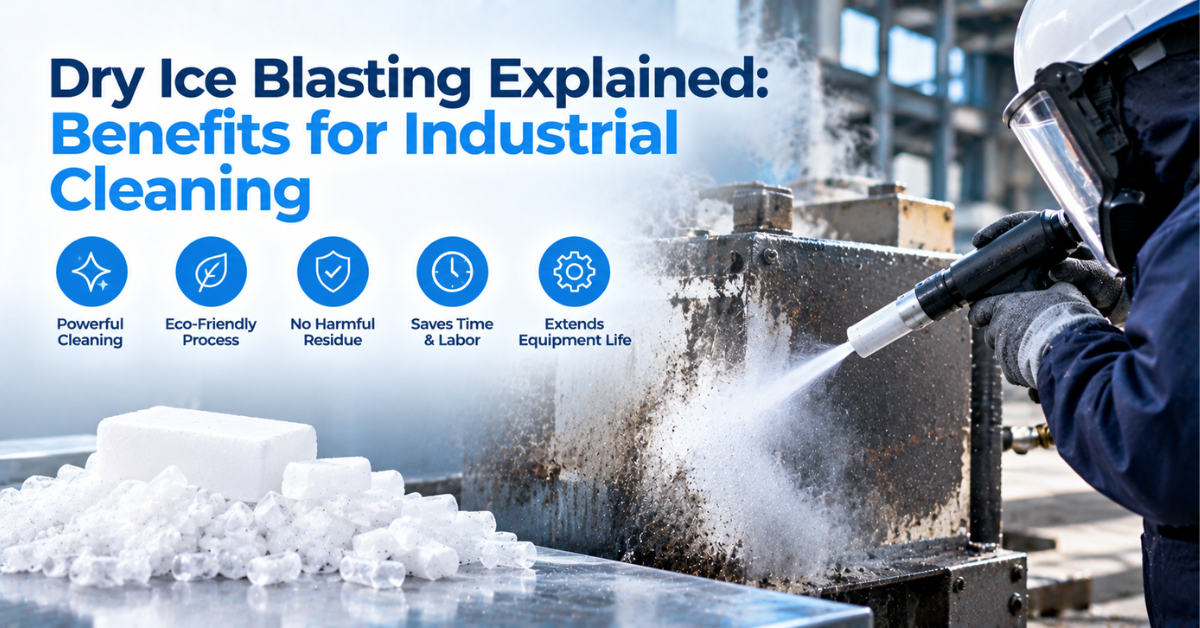 Dry Ice Blasting Explained - Benefits for Industrial Cleaning