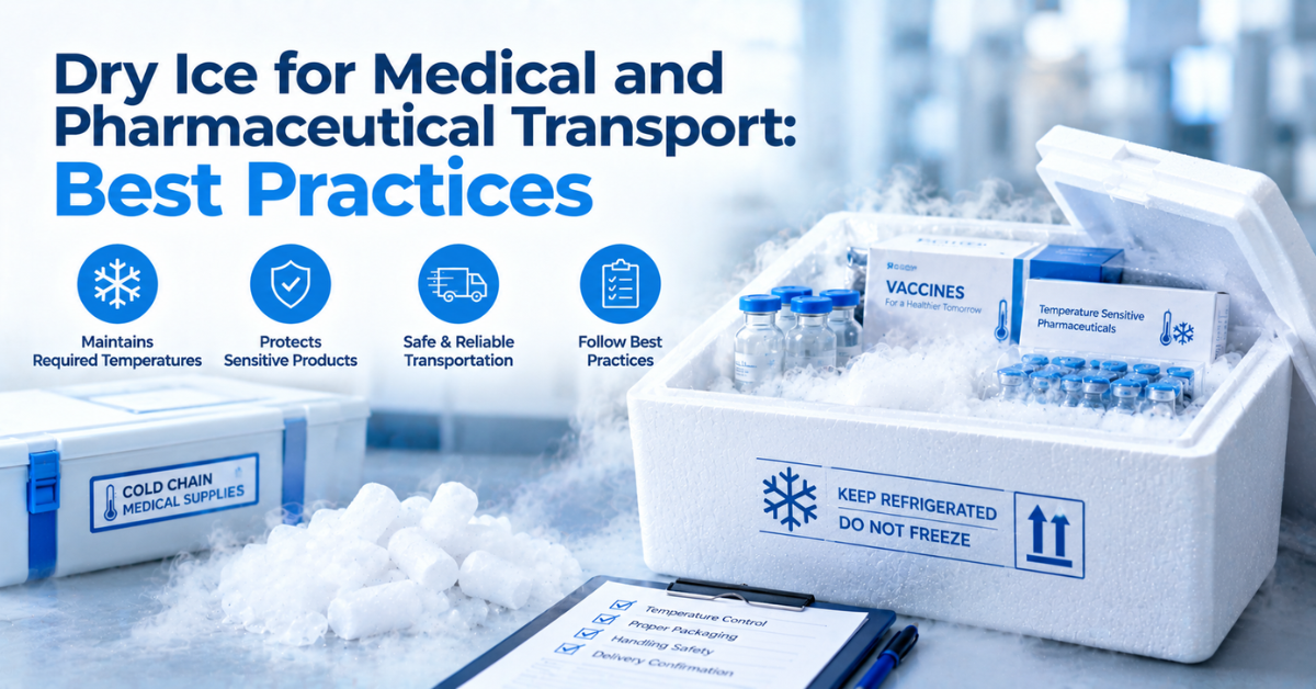 Dry Ice for Medical and Pharmaceutical Transport - Best Practices