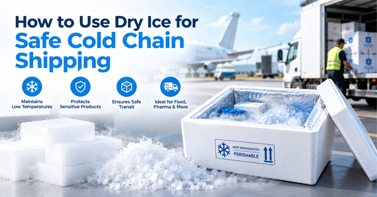 How to Use Dry Ice for Safe Cold Chain Shipping