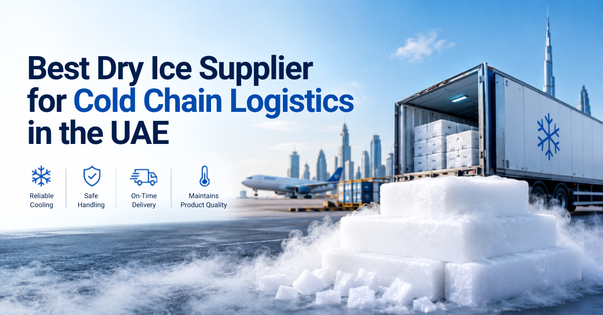 Best Dry Ice Supplier for Cold Chain Logistics in the UAE