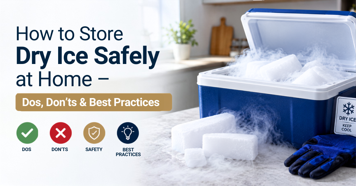 How to Store Dry Ice Safely at Home – Dos, Don'ts & Best Practices