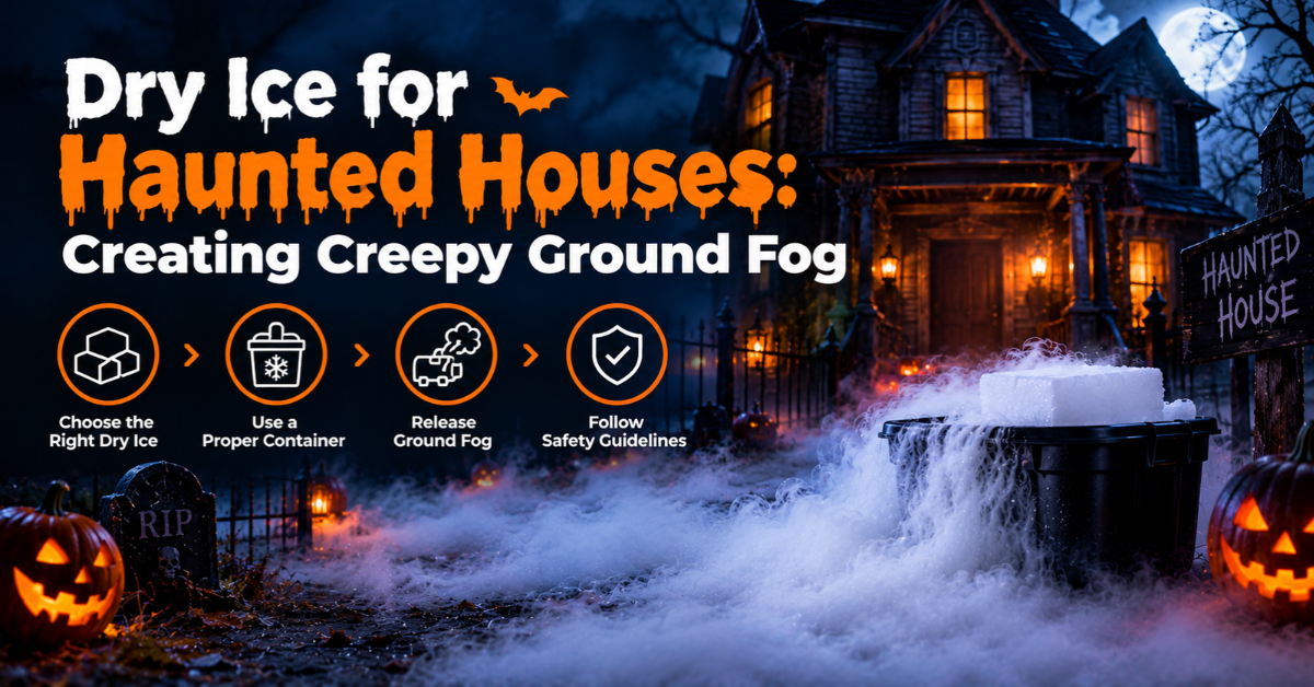 Dry Ice for Haunted Houses: Creating Creepy Ground Fog