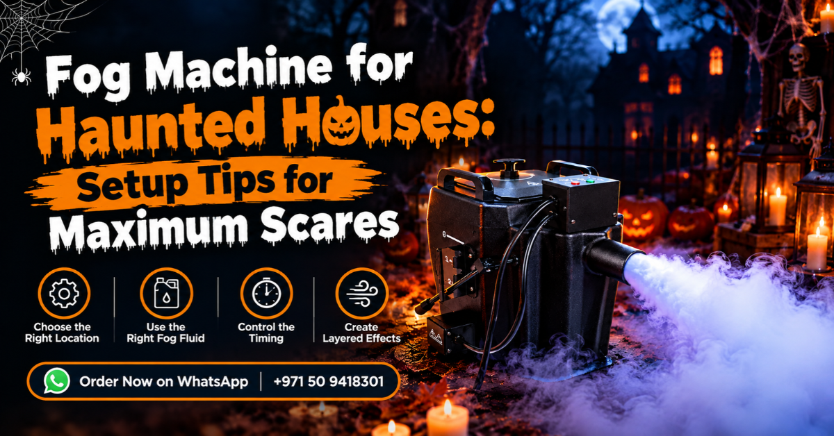Fog Machine for Haunted Houses - Setup Tips for Maximum Scares