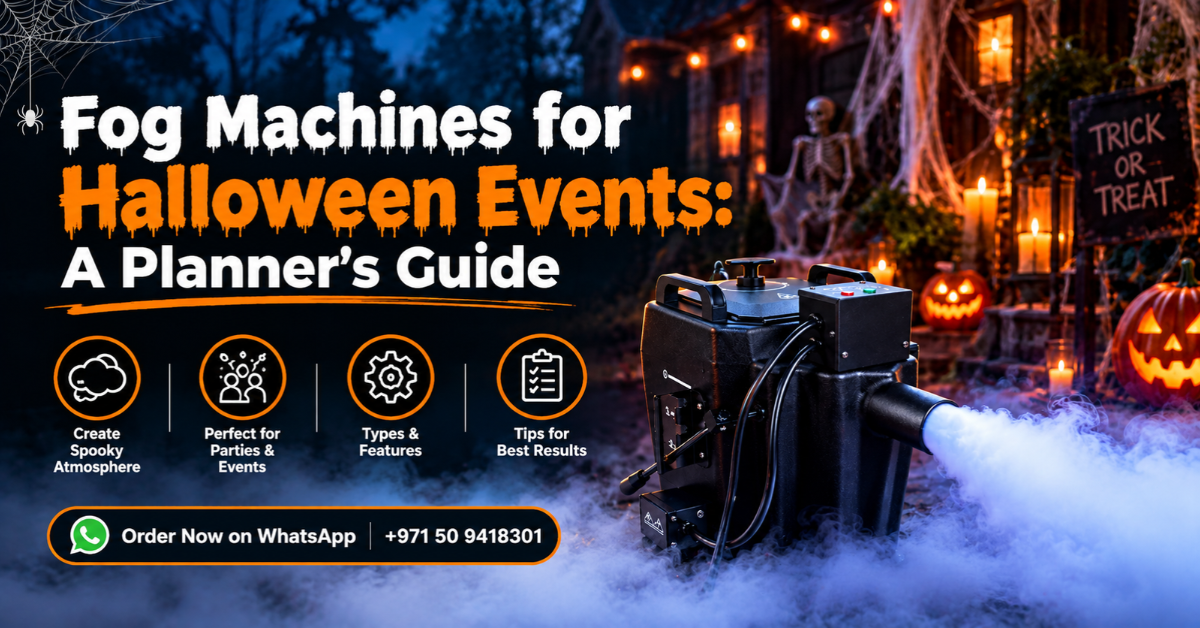 Fog Machines for Halloween Events: A Planner’s Guide