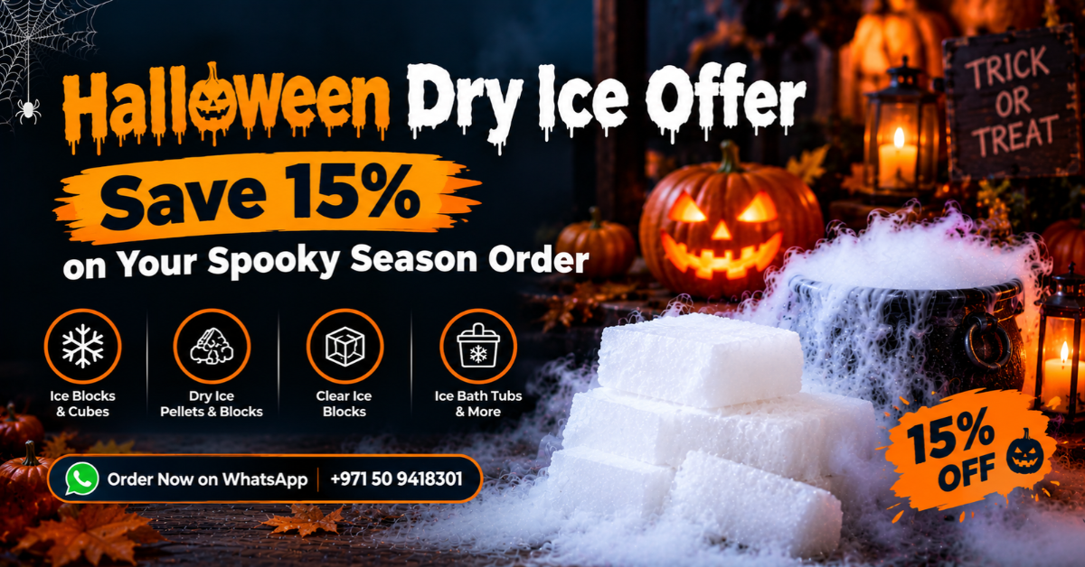 Halloween Dry Ice Offer Save 15% on Your Spooky Season Order
