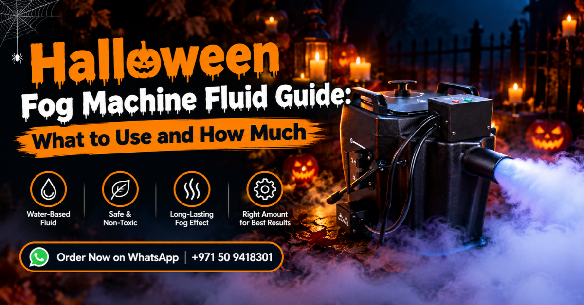 Halloween Fog Machine Fluid Guide - What to Use and How Much