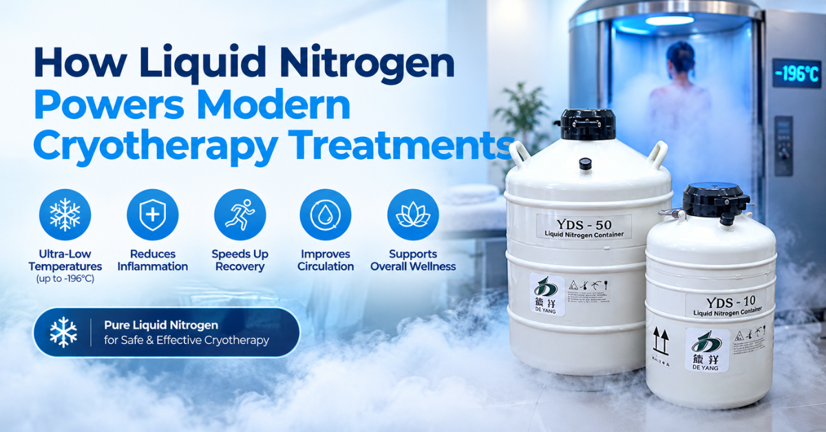 How Liquid Nitrogen Powers Modern Cryotherapy Treatments