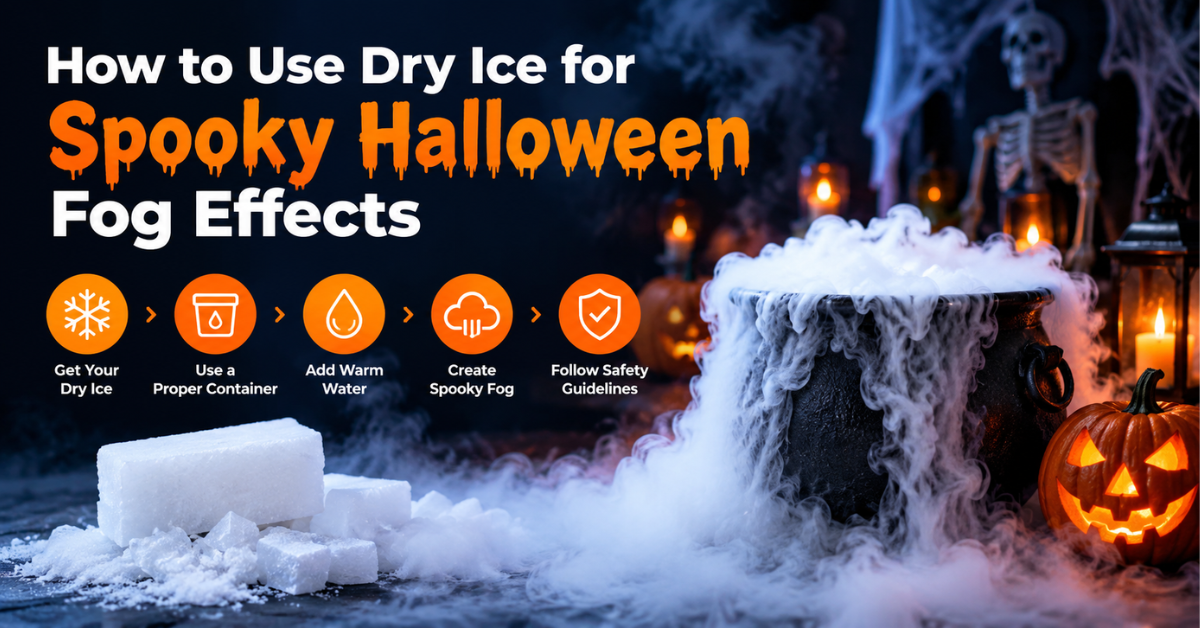 How to Use Dry Ice for Spooky Halloween Fog Effects