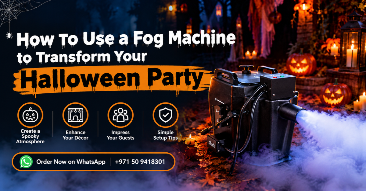 How to Use a Fog Machine to Transform Your Halloween Party