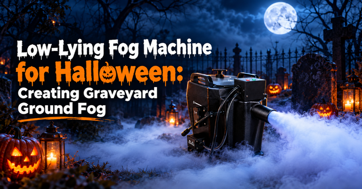 Low-Lying Fog Machine for Halloween - Creating Graveyard Ground Fog