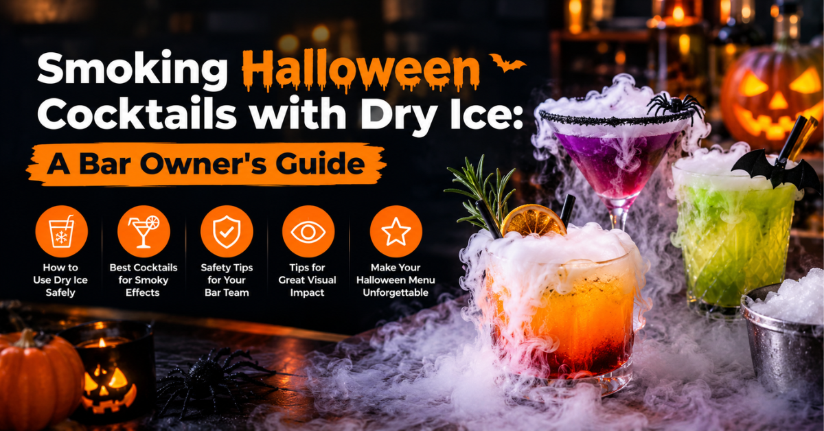 Smoking Halloween Cocktails with Dry Ice - A Bar Owners Guide