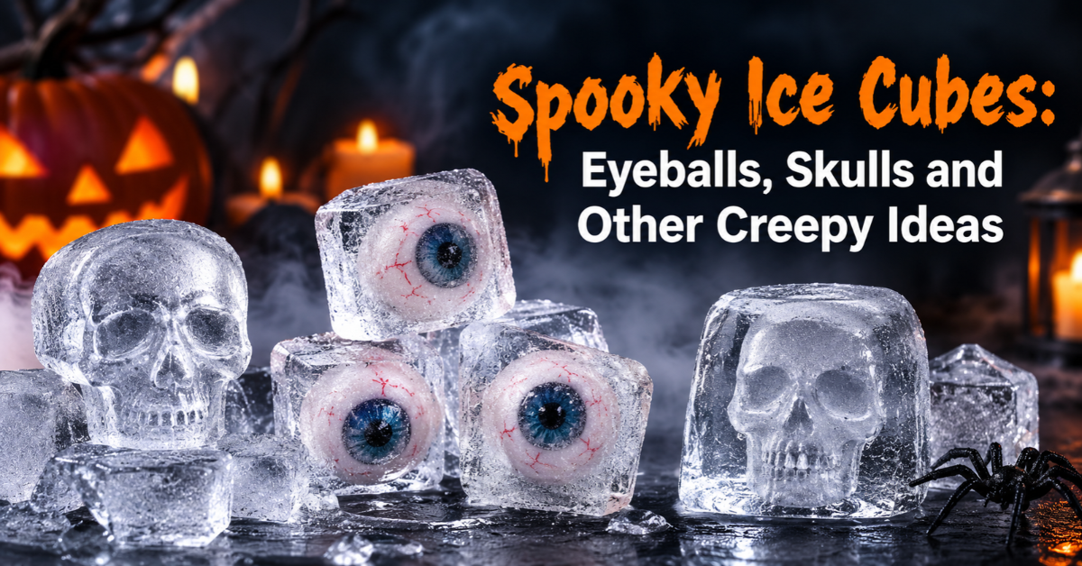 Spooky Ice Cubes - Eyeballs, Skulls and Other Creepy Ideas